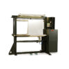 Rewinding machine for wall covering